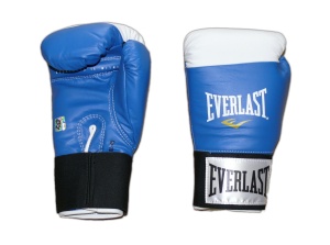 Boxerské rukavice EL AIBA blue